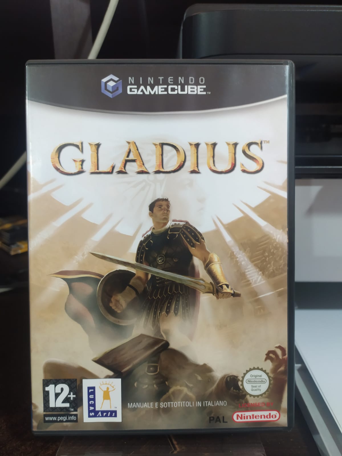 VIDEOGAME-USATO-GLADIUS-NINTENDO-GAMECUBE-PAL-ITA